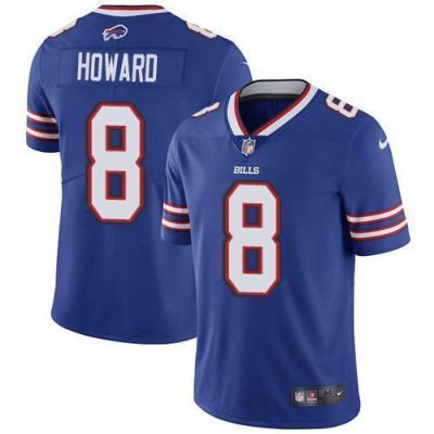 Buffalo Buffalo Bills #8 O. J. Howard Royal Blue Team Color Stitched NFL Vapor Untouchable Limited Jersey