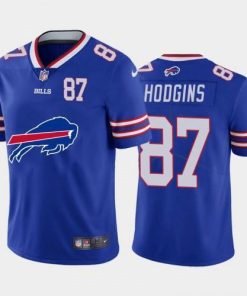 Buffalo Buffalo Bills #87 Isaiah Hodgins Royal Blue Big Team Logo Player Vapor Limited NFL Jersey