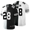 Cincinnati Bengals #28 Joe Mixon Black V White Peace Split Nike Vapor Untouchable Limited NFL Jersey