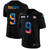 Cincinnati Bengals #9 Joe Burrow Nike Multi-Color Black 2020 NFL Crucial Catch Vapor Untouchable Limited Jersey