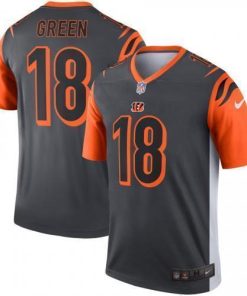 Cincinnati Cincinnati Bengals #18 A.J. Green Nike Inverted Legend Jersey Silver