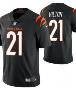Cincinnati Cincinnati Bengals #21 Mike Hilton Black Nike Vapor Limited Jersey