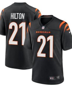 Cincinnati Cincinnati Bengals #21 Mike Hilton Black Nike Alternate Game Jersey