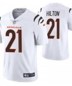 Cincinnati Cincinnati Bengals #21 Mike Hilton White Nike Vapor Limited Jersey