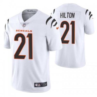 Cincinnati Cincinnati Bengals #21 Mike Hilton White Nike Vapor Limited Jersey