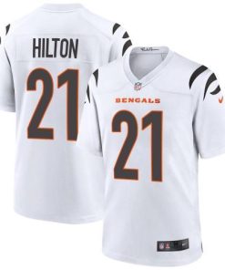 Cincinnati Cincinnati Bengals #21 Mike Hilton White Nike Alternate Game Jersey