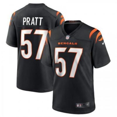 Cincinnati Cincinnati Bengals #57 Germaine Pratt Black Nike Alternate Game Jersey