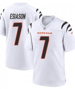 Cincinnati Cincinnati Bengals #7 Boomer Esiason White Nike Alternate Game Jersey