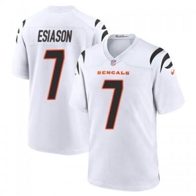 Cincinnati Cincinnati Bengals #7 Boomer Esiason White Nike Alternate Game Jersey