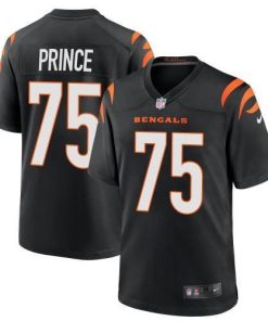 Cincinnati Cincinnati Bengals #75 Isaiah Prince Black Nike Alternate Game Jersey