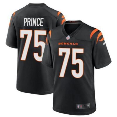 Cincinnati Cincinnati Bengals #75 Isaiah Prince Black Nike Alternate Game Jersey