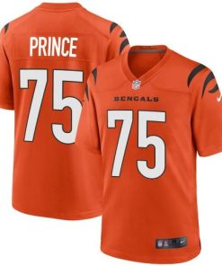 Cincinnati Cincinnati Bengals #75 Isaiah Prince Orange Nike Alternate Game Jersey
