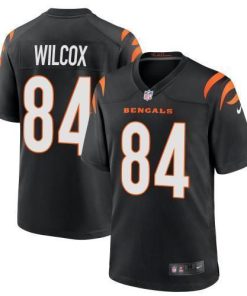 Cincinnati Cincinnati Bengals #84 Mitchell Wilcox Black Nike Alternate Game Jersey