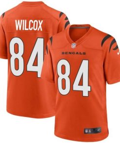 Cincinnati Cincinnati Bengals #84 Mitchell Wilcox Orange Nike Alternate Game Jersey