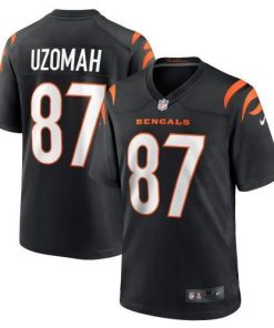 Cincinnati Cincinnati Bengals #87 C.J. Uzomah Black Nike Alternate Game Jersey