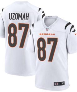 Cincinnati Cincinnati Bengals #87 C.J. Uzomah White Nike Alternate Game Jersey