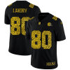 Cleveland Browns #80 Jarvis Landry Nike Leopard Print Fashion Vapor Limited NFL Jersey Black