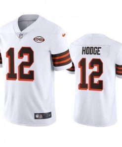 Cleveland Cleveland Browns #12 Khadarel Hodge Nike 1946 Collection Alternate Vapor Limited NFL Jersey - White