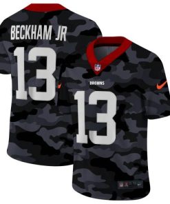 Cleveland Cleveland Browns #13 Odell Beckham Jr. Nike 2020 Black CAMO Vapor Untouchable Limited Stitched NFL Jersey