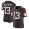 Cleveland Cleveland Browns #13 Odell Beckham Jr. Nike Brown 2020 Vapor Limited Jersey