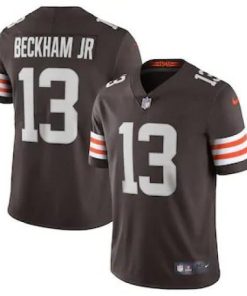 Cleveland Cleveland Browns #13 Odell Beckham Jr. Nike Brown 2020 Vapor Limited Jersey