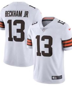 Cleveland Cleveland Browns #13 Odell Beckham Jr. Nike White 2020 Vapor Limited Jersey