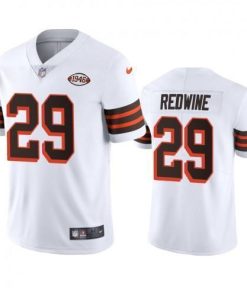 Cleveland Cleveland Browns #29 Sheldrick Redwine Nike 1946 Collection Alternate Vapor Limited NFL Jersey - White