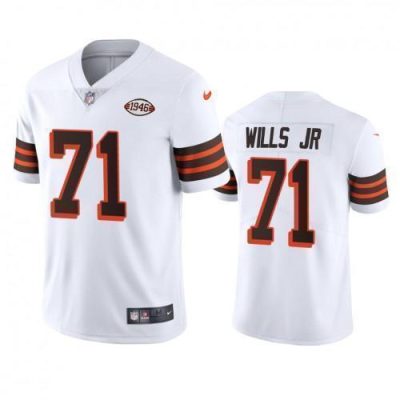 Cleveland Cleveland Browns #71 Jedrick Wills Jr. Nike 1946 Collection Alternate Vapor Limited NFL Jersey - White