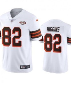 Cleveland Cleveland Browns #82 Rashard Higgins Nike 1946 Collection Alternate Vapor Limited NFL Jersey - White
