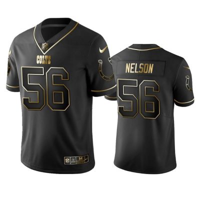 Colts #56 Quenton Nelson Stitched NFL Vapor Untouchable Limited Black Golden Jersey