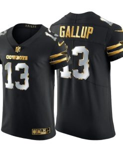 Dallas Cowboys #13 Michael Gallup Nike Black Edition Vapor Untouchable Elite NFL Jersey