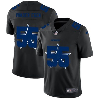 Dallas Cowboys #55 Leighton Vander Esch Nike Team Logo Dual Overlap Limited NFL Jersey Black