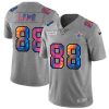 Dallas Cowboys #88 CeeDee Lamb Nike Multi-Color 2020 NFL Crucial Catch NFL Jersey Greyheather