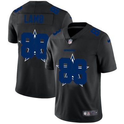 Dallas Cowboys #88 CeeDee Lamb Nike Team Logo Dual Overlap Limited NFL Jersey Black