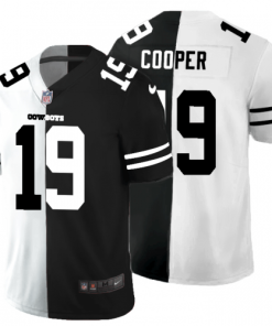 Dallas Cowboys #19 Amari Cooper Black V White Peace Split Nike Vapor Untouchable Limited NFL Jersey
