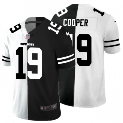 Dallas Cowboys #19 Amari Cooper Black V White Peace Split Nike Vapor Untouchable Limited NFL Jersey