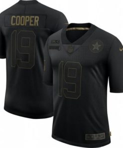Dallas Cowboys #19 Amari Cooper Nike 2020 Salute To Service Limited Jersey Black