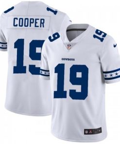 Dallas Cowboys #19 Amari Cooper Nike White Team Logo Vapor Limited NFL Jersey