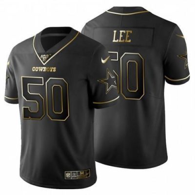 Dallas Cowboys #50 Dean Lee Nike Black Golden Limited NFL 100 Jersey