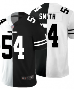 Dallas Cowboys #54 Jaylon Smith Black V White Peace Split Nike Vapor Untouchable Limited NFL Jersey