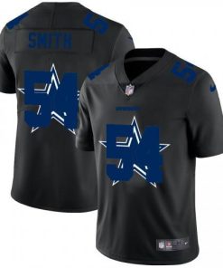 Dallas Cowboys #54 Jaylon Smith Nike Team Logo Dual Overlap Limited NFL Jersey Black