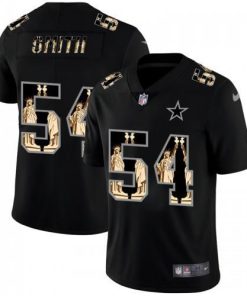 Dallas Cowboys #54 Jaylon Smith Carbon Black Vapor Statue Of Liberty Limited NFL Jersey