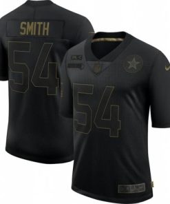 Dallas Cowboys #54 Jaylon Smith Nike 2020 Salute To Service Limited Jersey Black
