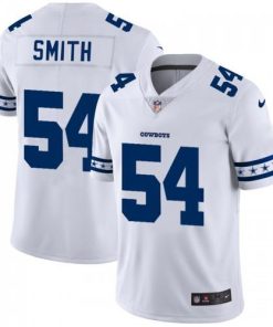 Dallas Cowboys #54 Jaylon Smith Nike White Team Logo Vapor Limited NFL Jersey
