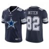 Dallas Cowboys #82 Jason Witten Navy Blue Nike Big Team Logo Vapor Limited NFL Jersey