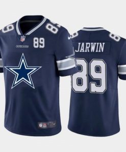 Dallas Cowboys #89 Blake Jarwin Navy Blue Nike Big Team Logo Player Vapor Limited NFL Jersey
