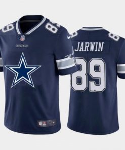 Dallas Cowboys #89 Blake Jarwin Navy Blue Nike Big Team Logo Vapor Limited NFL Jersey