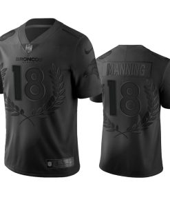 Denver Broncos #18 Peyton Manning Nike Black NFL MVP Limited Edition Jersey