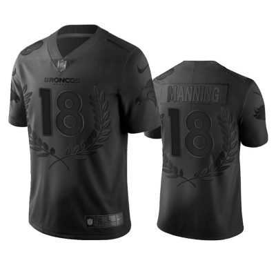 Denver Broncos #18 Peyton Manning Nike Black NFL MVP Limited Edition Jersey