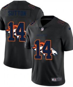 Denver Denver Broncos #14 Courtland Sutton Nike Team Logo Dual Overlap Limited NFL Jersey Black